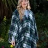 100% Lambswool Cape - Sue 606