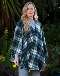 100% Lambswool Cape - Sue 606