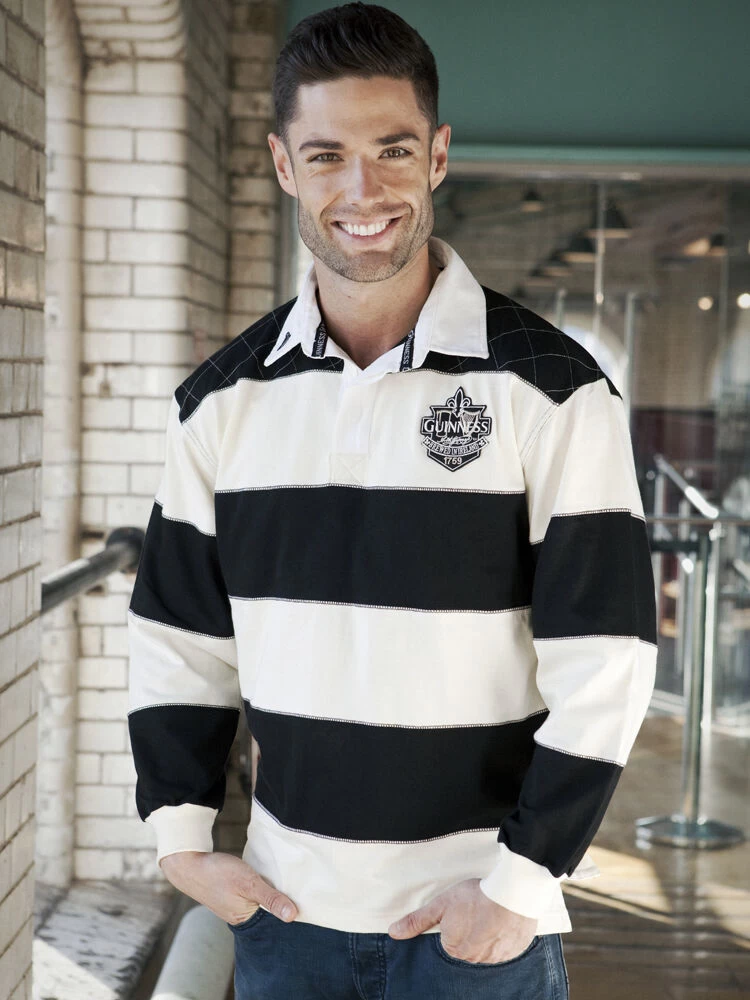 Men's Long Sleeve Guinness Rugby Shirt