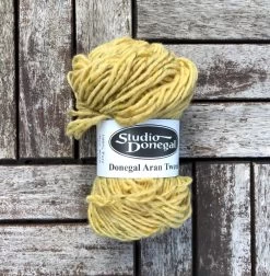 Aran Tweed Knitting Wool 50g - Mustard 4897