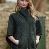 Aran Batwing Jacket Merino Wool