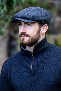 Kerry Peak Cap Herringbone Col: 31