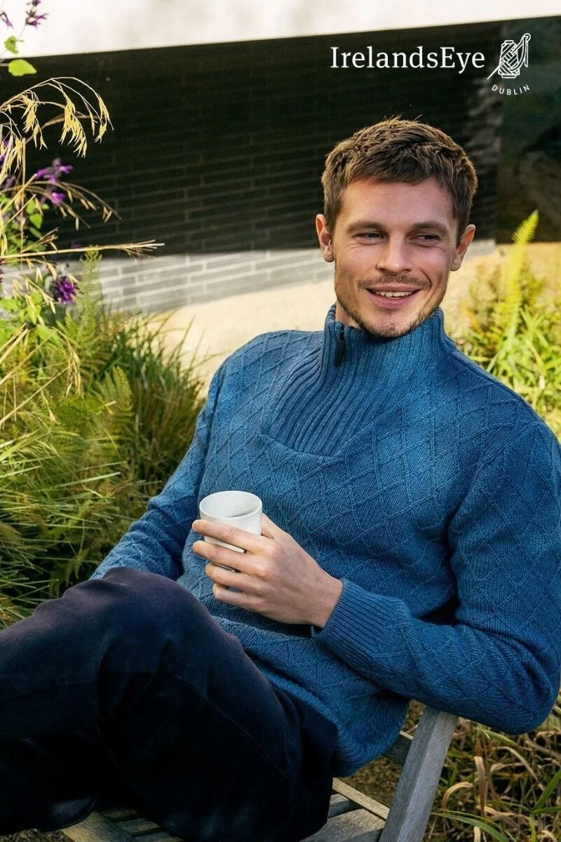 Diamond Stitch Quarter Zip