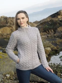 Super Soft Chunky Cardigan Grey